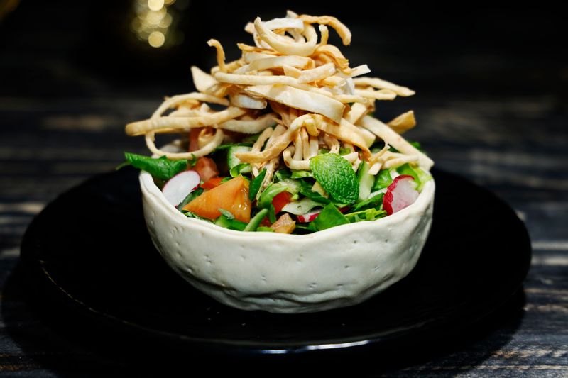 Classic Chopt Garden Salad with fresh vegetables