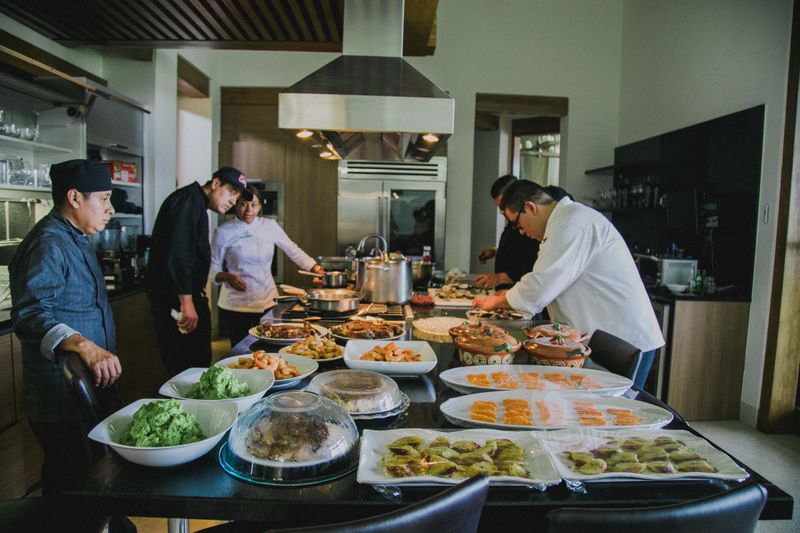Chopt restaurant team working together